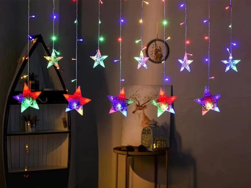 Гірлянда Merry Christmas шторка